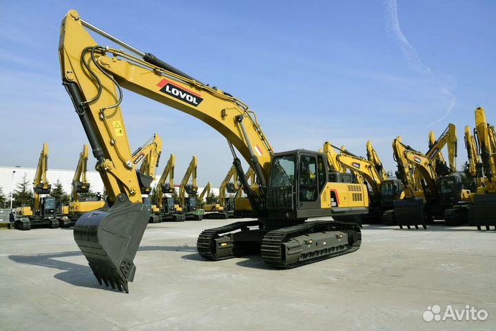 Гусеничный экскаватор Lovol FR330D, 2024