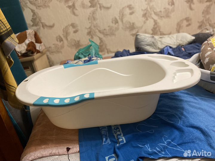 Детская ванночка с горкой