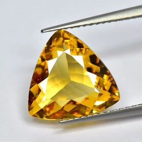 Берилл натуральный 3,53Ct 12х12мм VVS Гелиодор