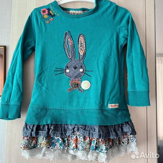 Платья, джинсы, кепки для девочки на 9-18 мес