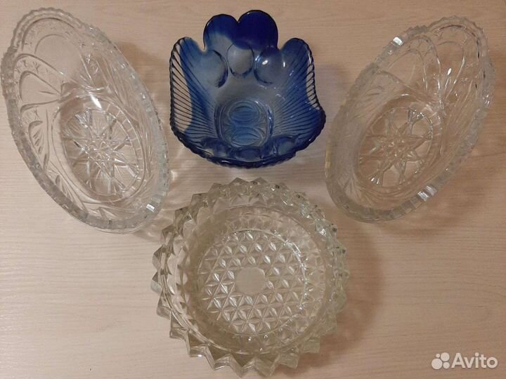 Супница,блюдо,конфетницы,салатники,хрусталь СССР