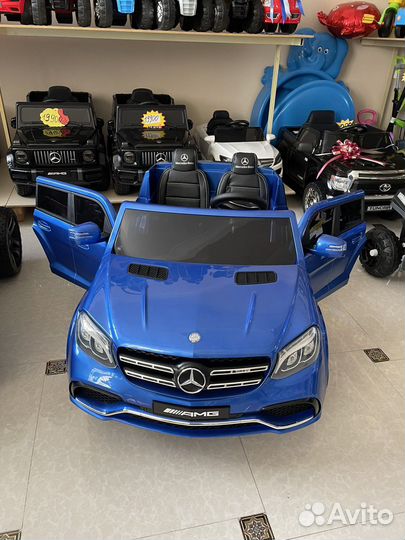 Электромобиль Mercedes AMG GLS63 4WD двухместный