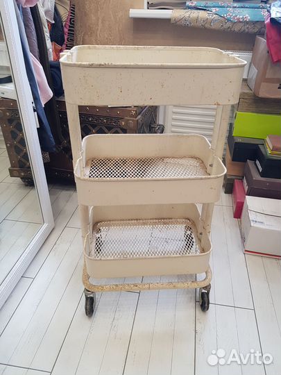 Тележка бежевая IKEA