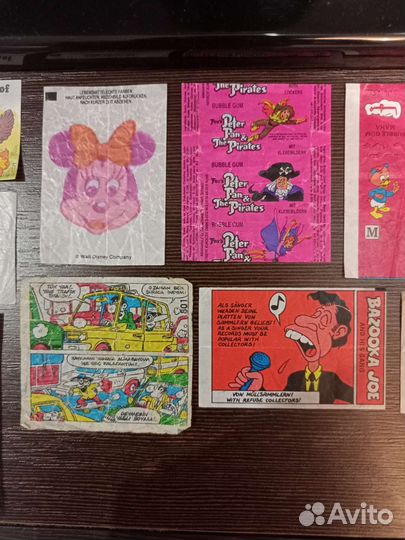 Вкладыши комикс, базука, Микки, Киндер