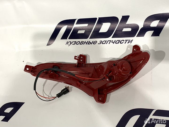 Катафот заднего бампера Hyundai Solaris(14-17) лев