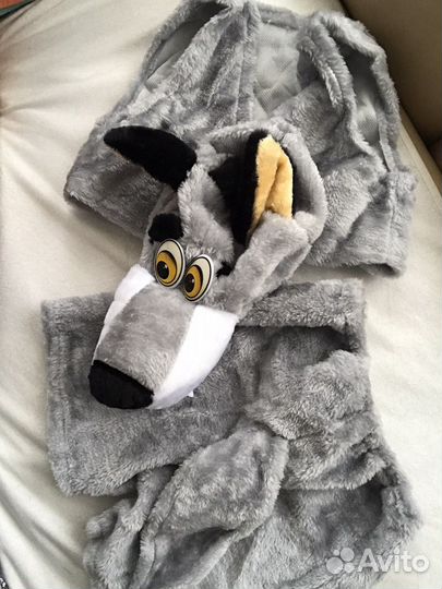 Новогодний костюм волка 98-122