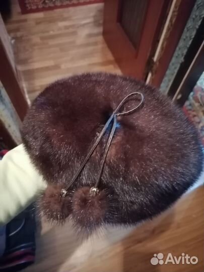 Берет женский норковый