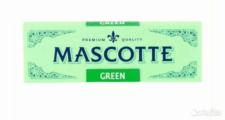 Бумага для самокруток Mascotte Green 500 листов