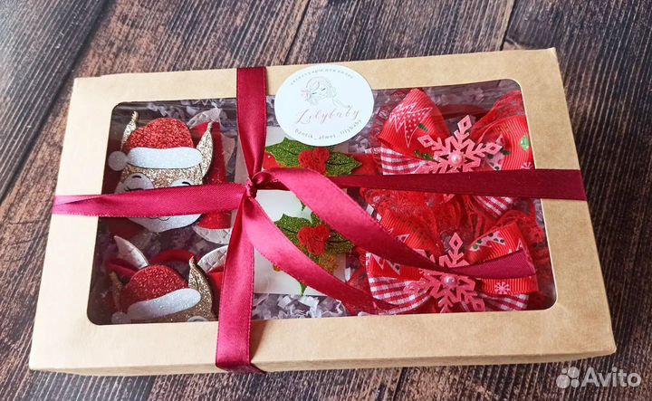 Подарочный набор резинок и заколок для девочек