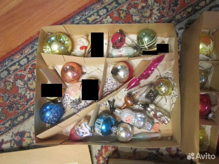 Ёлочные игрушки СССР и гдр