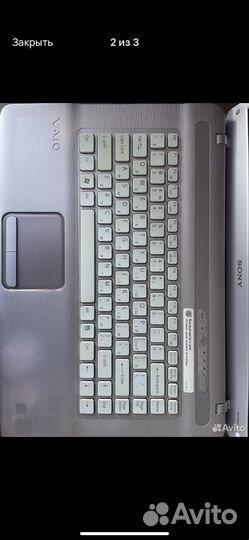Ноутбук sony vaio