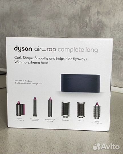 Стайлер Dyson airwrap complete long hs05 фуксия