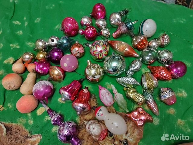 Елочные игрушки СССР