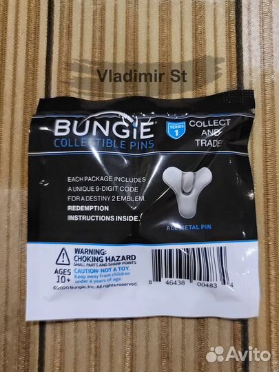 Коллекционный значок Destiny 2 с эмблемой