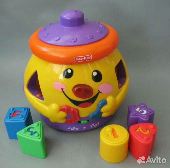 Развивающий горшочек Сортер Fisher Price