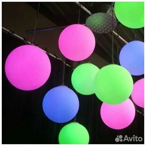 Светильник потолочный шар IKEA с умной лампой 3шт