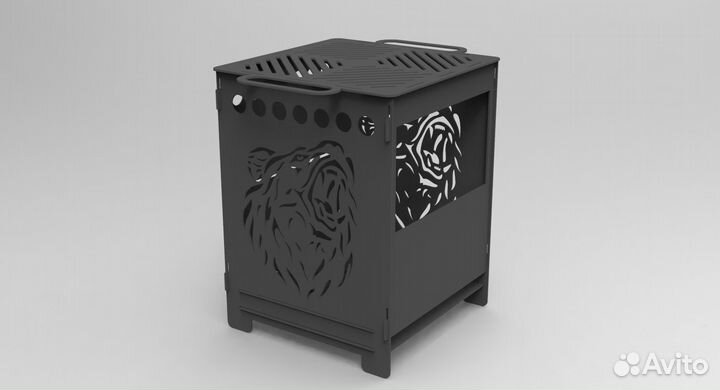 Печь разборная барбекю