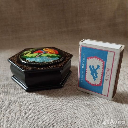 Шкатулка Палех. Царевна-лягушка