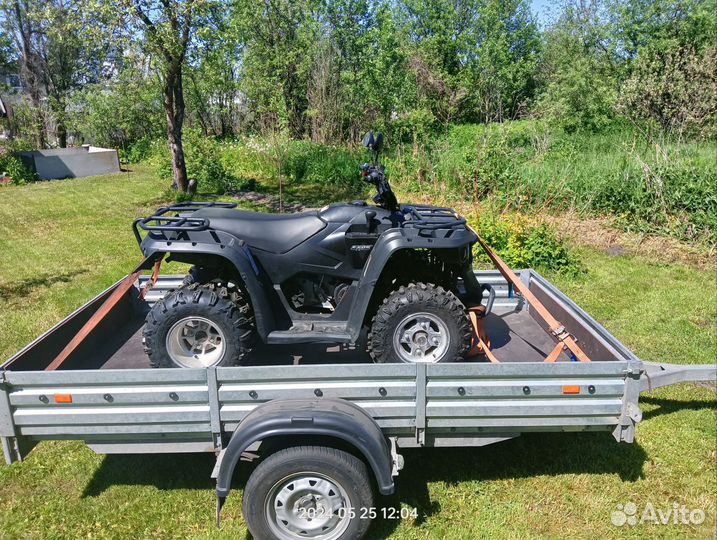 Квадроцикл с прицепом мзса