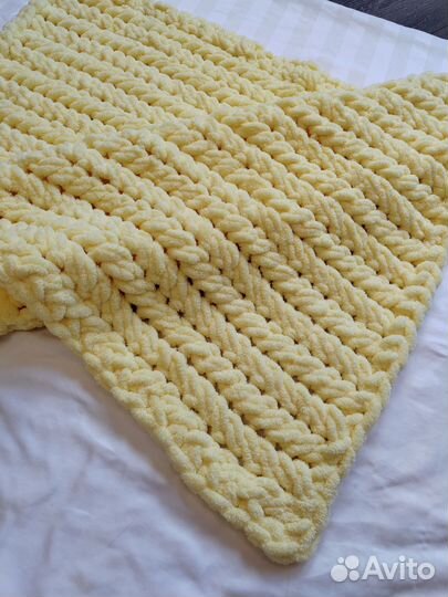 Плед детский плюшевый