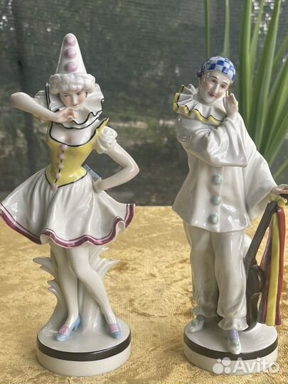 Статуэтка Пьеро и Коломбина