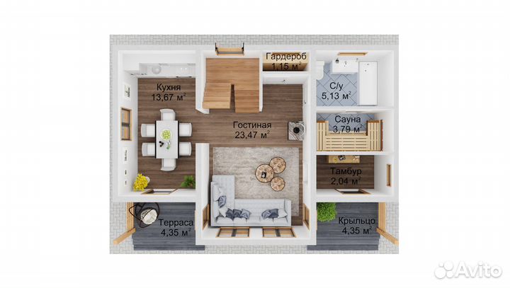 Каркасный дом под ключ в ипотеку