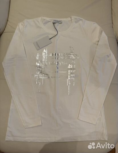 Trussardi XL топ, хлопок, оригинал