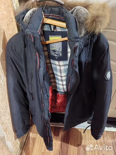 Пуховик зимний мужской бу
