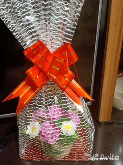 Букет цветов из мыла