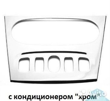 Накладка на облицовку климата Рено Логан2/Сандеро2