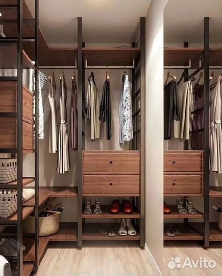 Гардеробные на заказ, системы хранения, шкафы