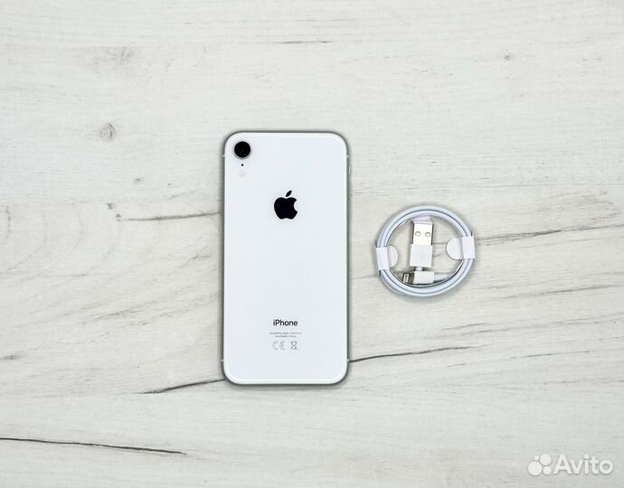 iPhone XR 64Gb White (83%,чек,simesim)