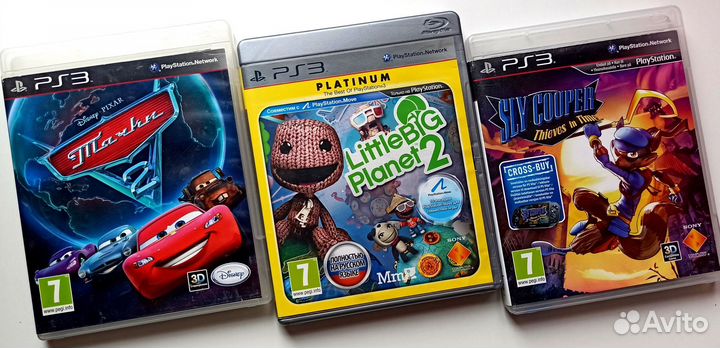 Little Big Planet 2/ Тачки 2/ Sly Cooper для PS3
