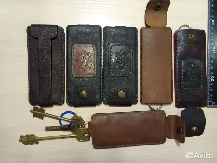 Ключница натуральная кожа
