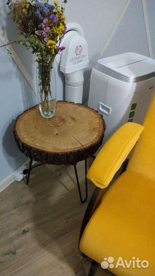 Столик в стиле лофт