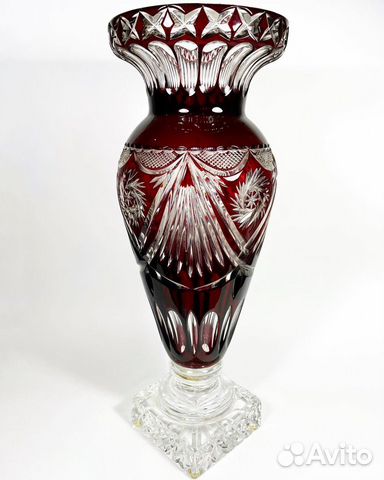 Огромная хрустальная ваза бартманн доротенхютте