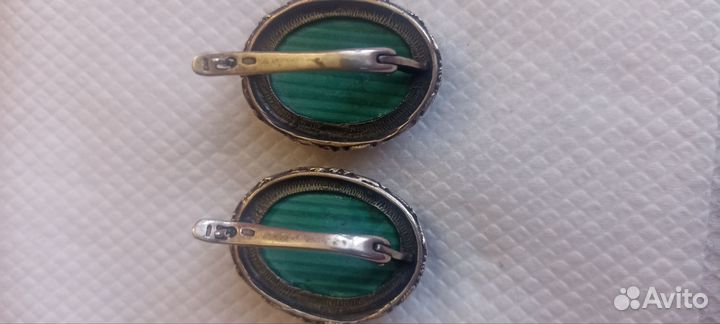 Серьги советские серебро