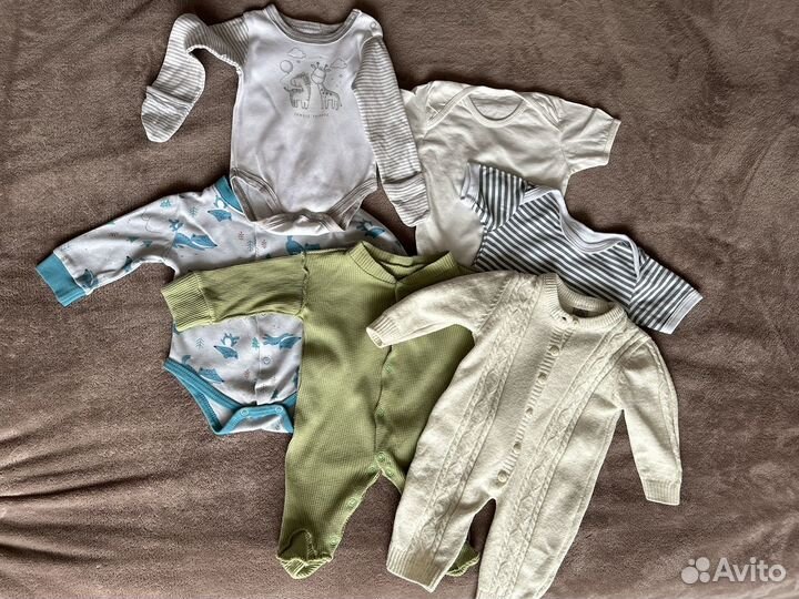 Вещи пакетом для новорожденного малыша 56-62 р
