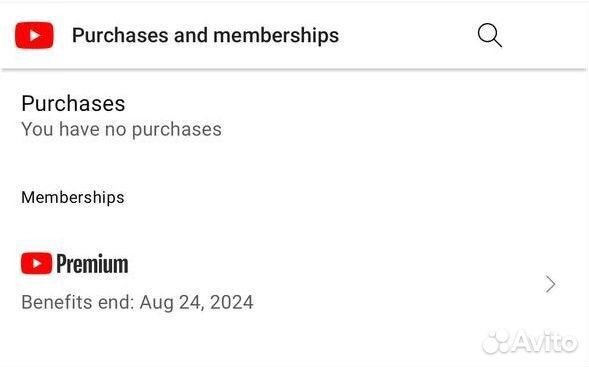 Оплата Youtube Premium