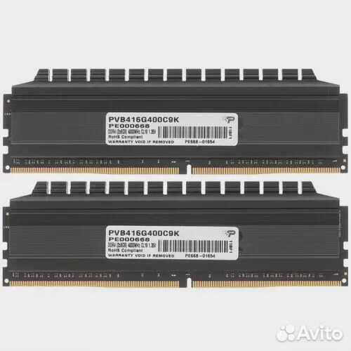 16Gb 4000 patriot viper 4 blackout (PVB416G400C9K)