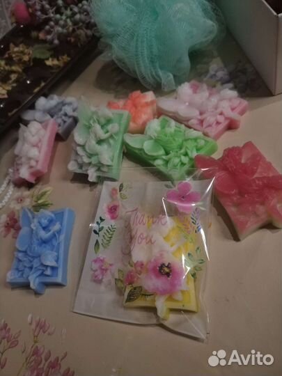 Мочалка губка-бантик