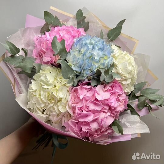 Букет 252 Гортензия микс 5 шт