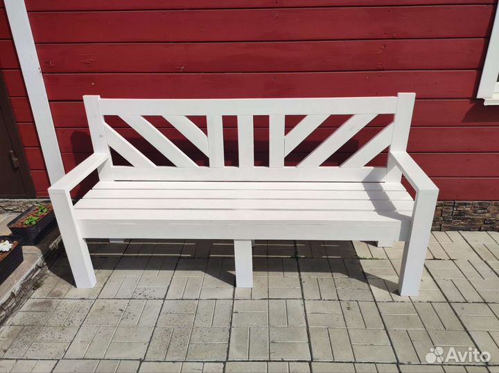 Скамейка садовая лавка для терассы комп