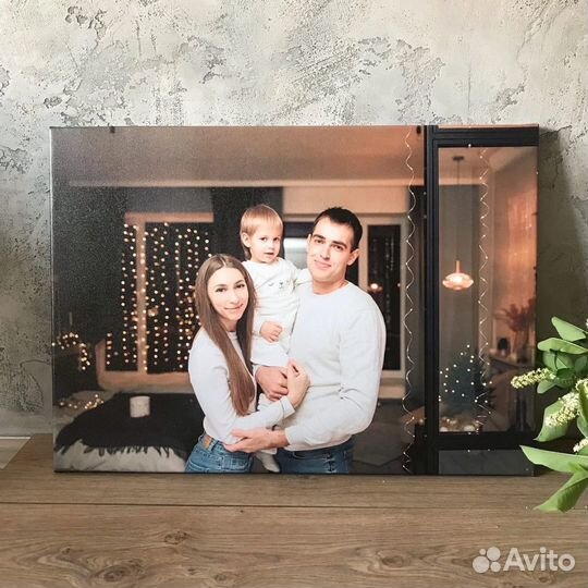 Портрет по фото на холсте на Праздник