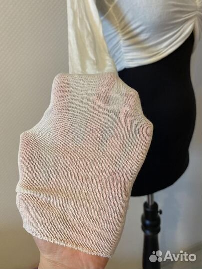 Топ сетка женский белый xxs xs,топ для девочки 152