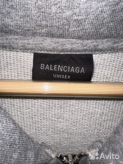 Balenciaga Skater Graffiti Zip Hoodie