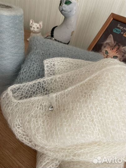 Джемпер паутинка в наличии цвет талая вода