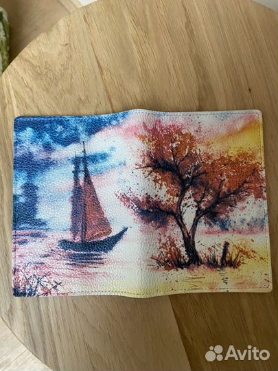 Обложка для паспорта натуральная кожа