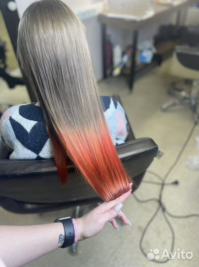 Окрашивание в один тон