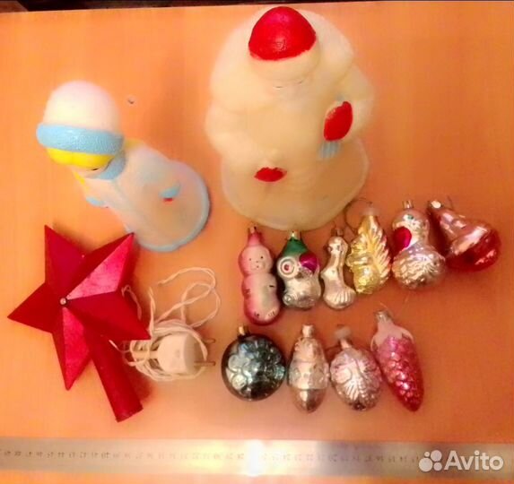 Новогодний набор игрушек из СССР
